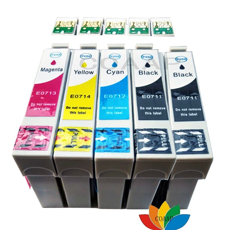 5x Compatible ink cartridge for Epson Stylus SX110 SX210 SX2