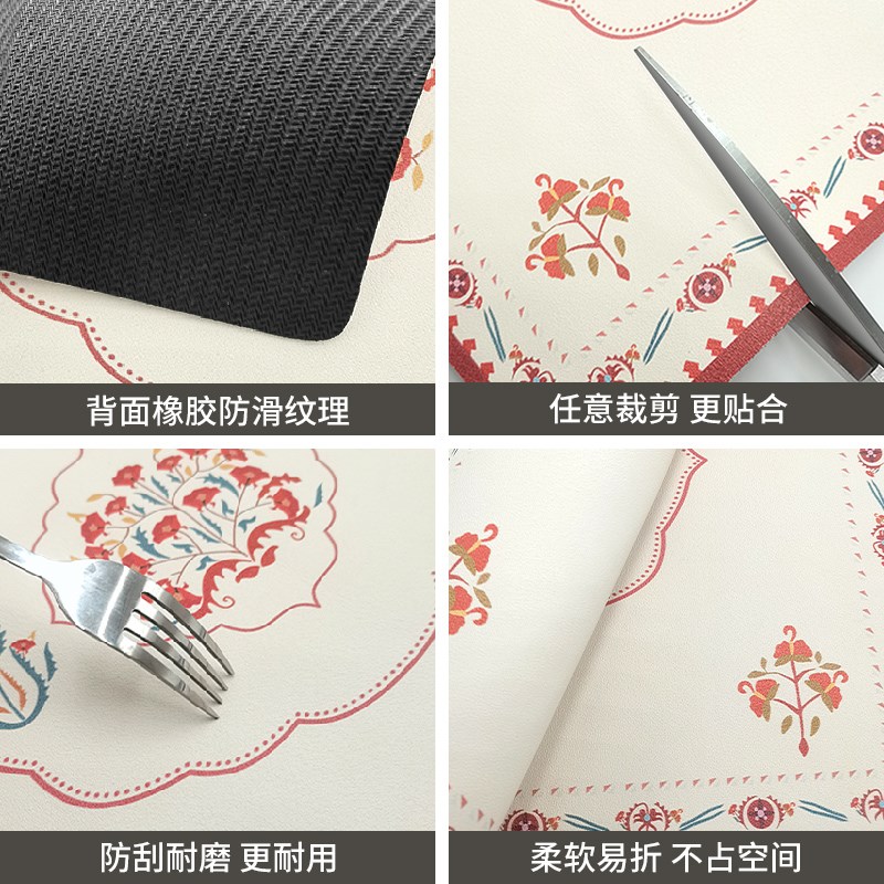 好货新中式立式空调防尘罩盖布开机不取圆形柜机保护垫洗衣机防滑