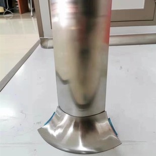 新品304不锈钢R50内圆弧阴角线无尘房幕墙踢脚板净化铝挤型材料不