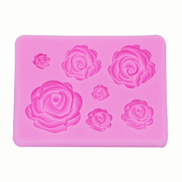 Silicone Cake Molds 3D Flower Fondant Mold Cupcake Jelly