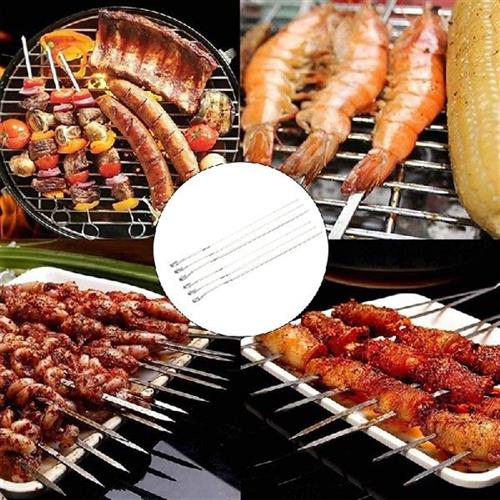896A Kitchen Outdoor Grilling Use Skewers Perfect Barbecue