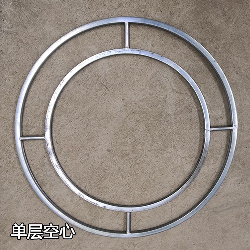 新款婚庆道具T台现场装饰布置舞台铁艺吊顶圆环摩天轮线帘