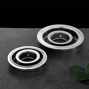 新品 饰圈封堵盖遮丑帽墙洞护 不锈钢空调孔装 饰盖热水器排烟管道装