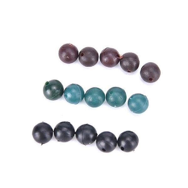50Pcs 8mm Soft Carp Fishing Beads Round Floating Rig Beads
