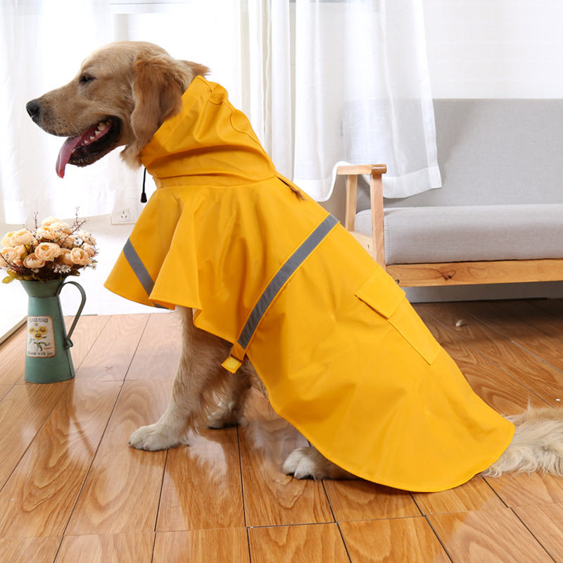 极速狗狗雨衣杜宾金毛拉布拉多雨披中大型犬哈士奇雨天防水宠物狗