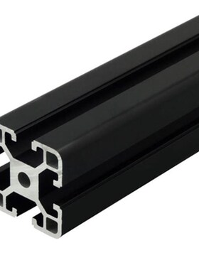 新品型 bh黑 工业铝4材 铝合金型材40黑色 加厚铝型W材框架0可定