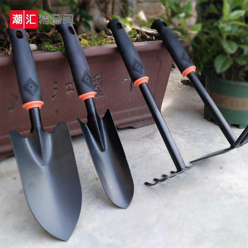农用多肉植物小铲子种花工具家用挖土家庭铁铲盆景花种铁锹套装修