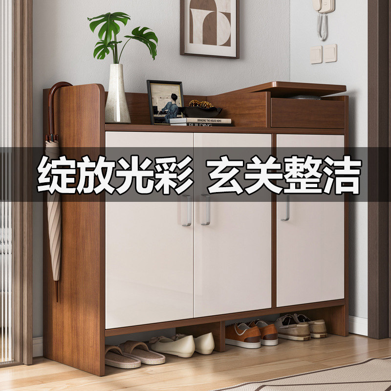 鞋柜家用门口外楼道大容量简约现代入户玄关柜阳台简易收纳鞋架子,家居饰品,落地摆件,淘宝优惠券,粉丝福利购,淘宝优惠卷