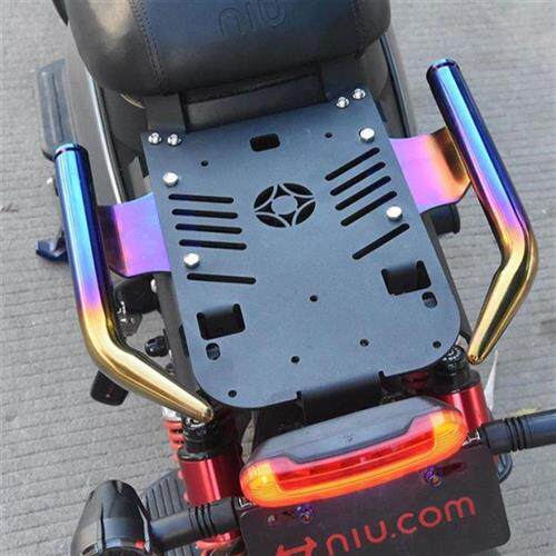 适用深远电动车009/008/007前后座包改装配件靠背一体坐垫后尾架