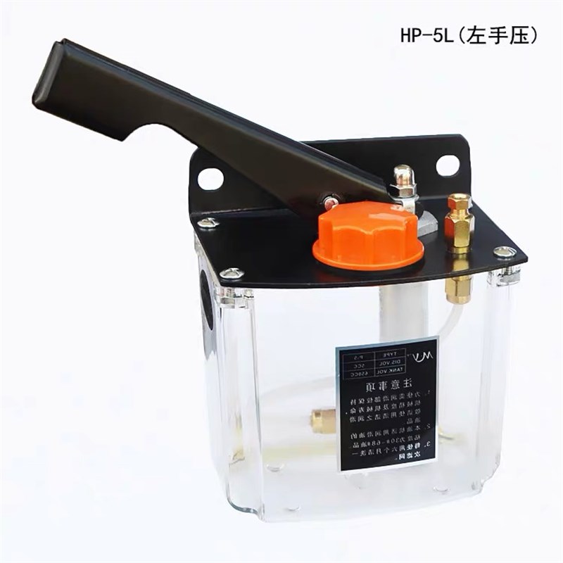 新品Y-8单出6手摇泵冲床铣床手动润滑泵抽油泵手拉油壶Z打压泵 手