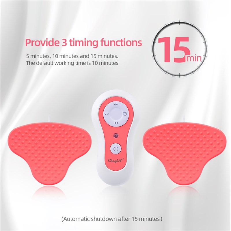 网红CkeyiN Electric Breast Massage Instrument Pads Chest Enl