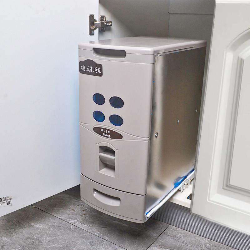 厨房整体橱柜嵌入式米箱304不锈钢/碳素钢抽屉式米桶前出米储物米,3C数码配件,USB多功能数码宝,淘宝优惠券,粉丝福利购,淘宝优惠卷