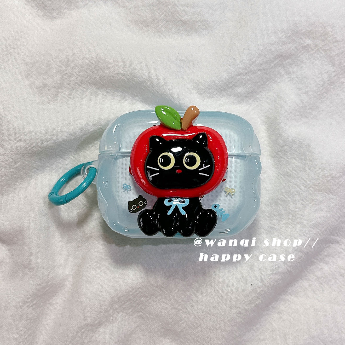 可爱立体苹果黑猫适用苹果AirPodspro3蓝牙耳机保护套保护壳AirPods2全包软壳pro2硅胶三代第四代耳机盒日韩1,3C数码配件,耳机保护套,淘宝优惠券,粉丝福利购,淘宝优惠卷