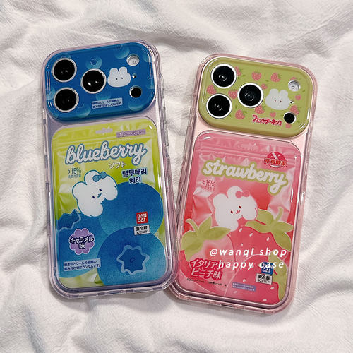 适用于iPhone可爱水果兔子手机壳
