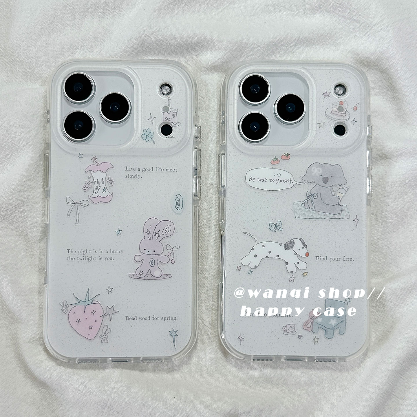 适用于iPhone亚克力卡通手机壳