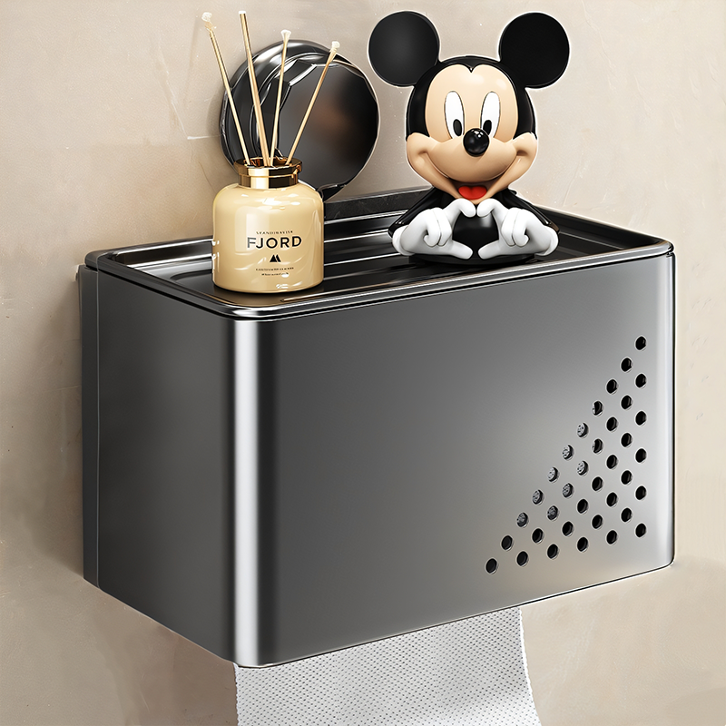 卫生间吸盘纸巾盒洗手间浴室免打孔厕所卷纸置物架防水抽纸厕纸盒,收纳整理,纸巾盒,淘宝优惠券,粉丝福利购,淘宝优惠卷