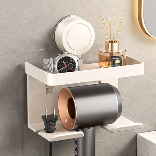 吸盘吹风机置物架浴室吹风筒支架