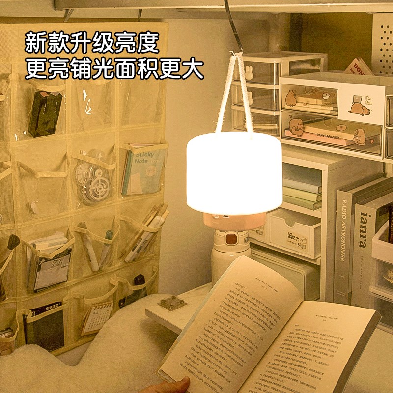 床头灯寝室床上挂灯小夜灯挂式帐内宿舍床帘内用台W灯上铺悬挂吊