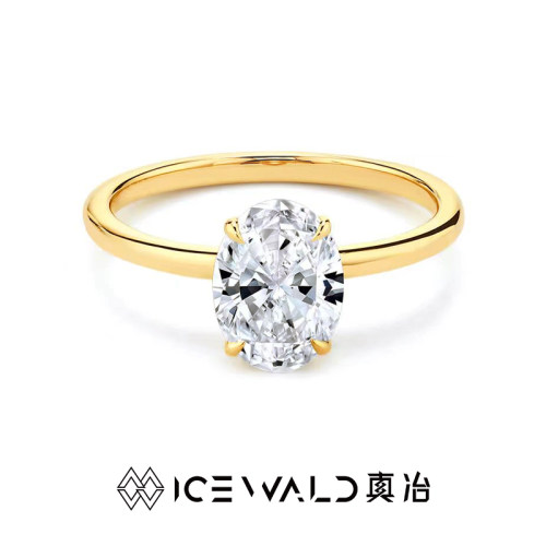 【折扣甄选】Classic 钻戒｜ICEWALD祖母绿椭圆钻50分18K金钻戒