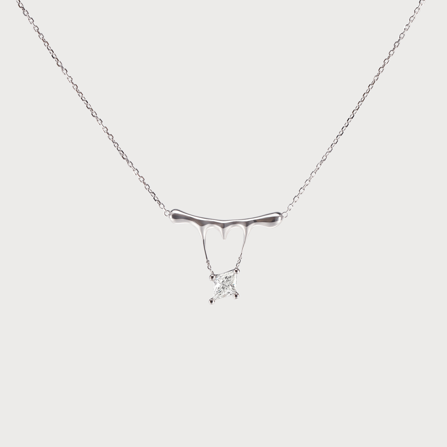 限时福利 Miyavi丁程鑫同款不定义雨融ICEWALD18K金菱形钻石项链