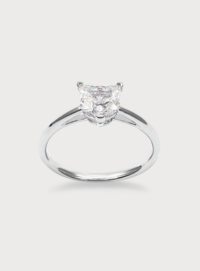 ICEWALD宠物系列猫形切割钻戒18k金1克拉50分钻石戒指