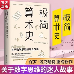 极简算术史 关于数学思维的迷人故事 美国传奇数学家带你领略算术发展的奇妙历史发现数学思维 一个数学家的叹息保罗洛克哈特新作