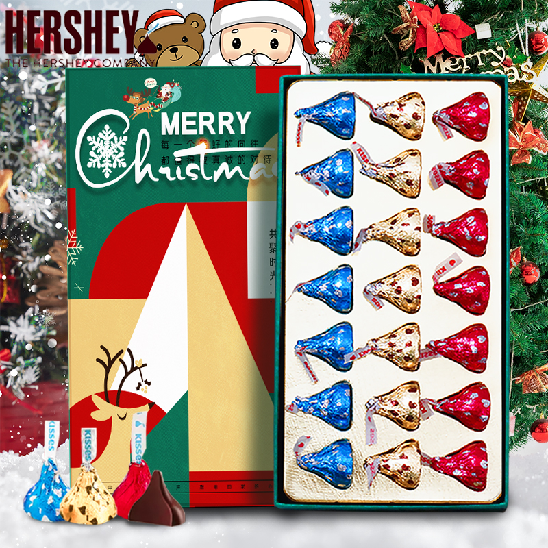 好时巧克力21粒多口味礼盒装