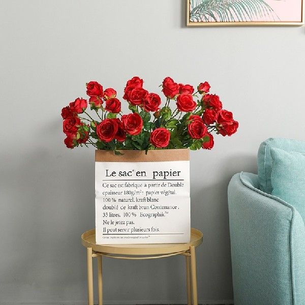 新品Simulation of 7 Dora Roses Living room home decoration f