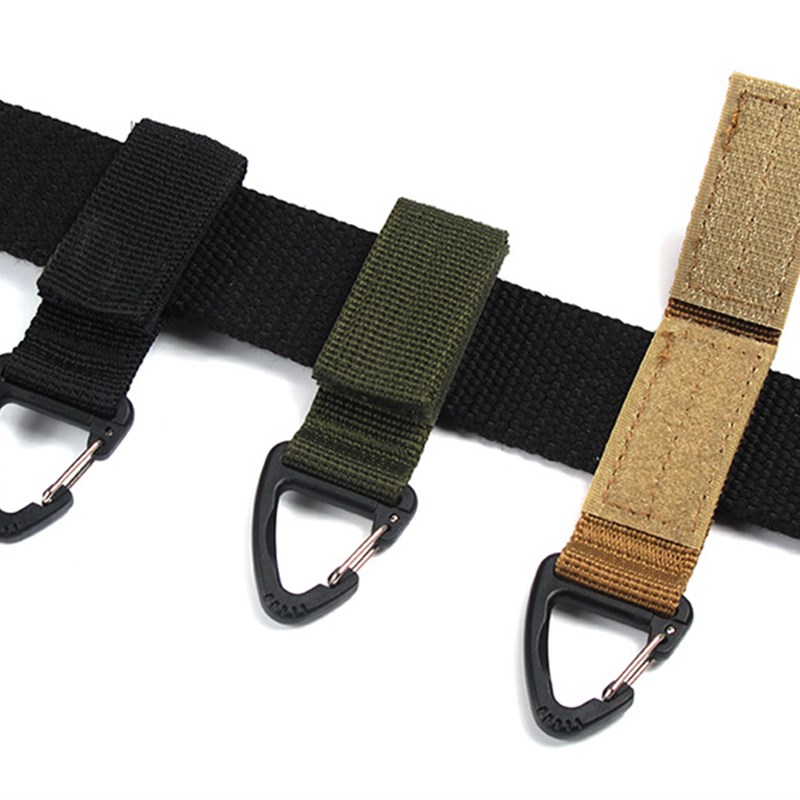新品Tactical Hanging Buckle Backpack Belt Nylon Webbing Tria