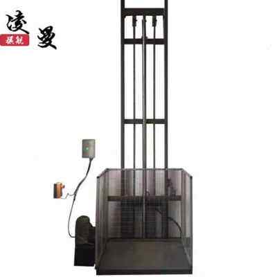 好货新款家用电梯二层单轨液压货梯升降平台送菜机双轨家用电梯升