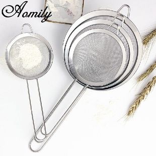 Stainless Flo Fine Handheld 新品 Kitchen Steel Mesh Strainers