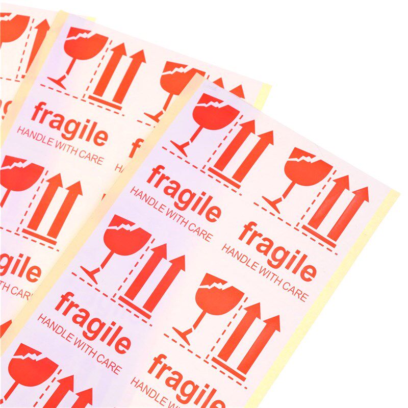 40pcs/lot Fragile Warning Label Sticker Fragile Sticker Up
