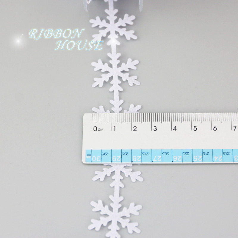 极速(5 meters/lot) 25mm Snow Decoration Belt with Ultrasound