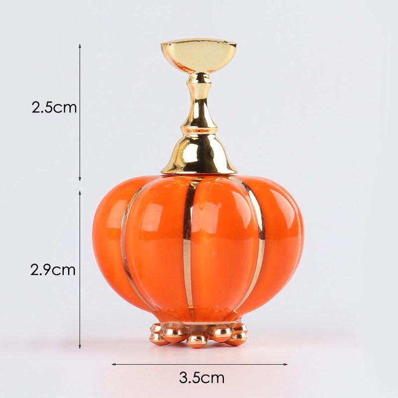 1 Set Nail Art Magnetic Holder Pumpkin Design 5pcs Alloy Go