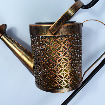 好货Outdoor Solar Watering Can Ornament Lamp Garden Art Ligh