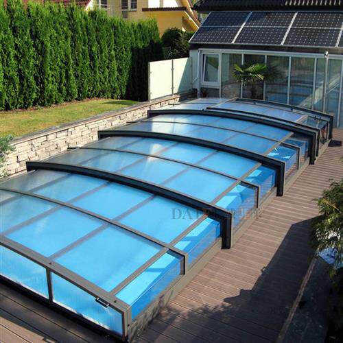 极速别墅移动游泳池露台温室伸缩折叠推拉隔热玻璃平台露台复式门