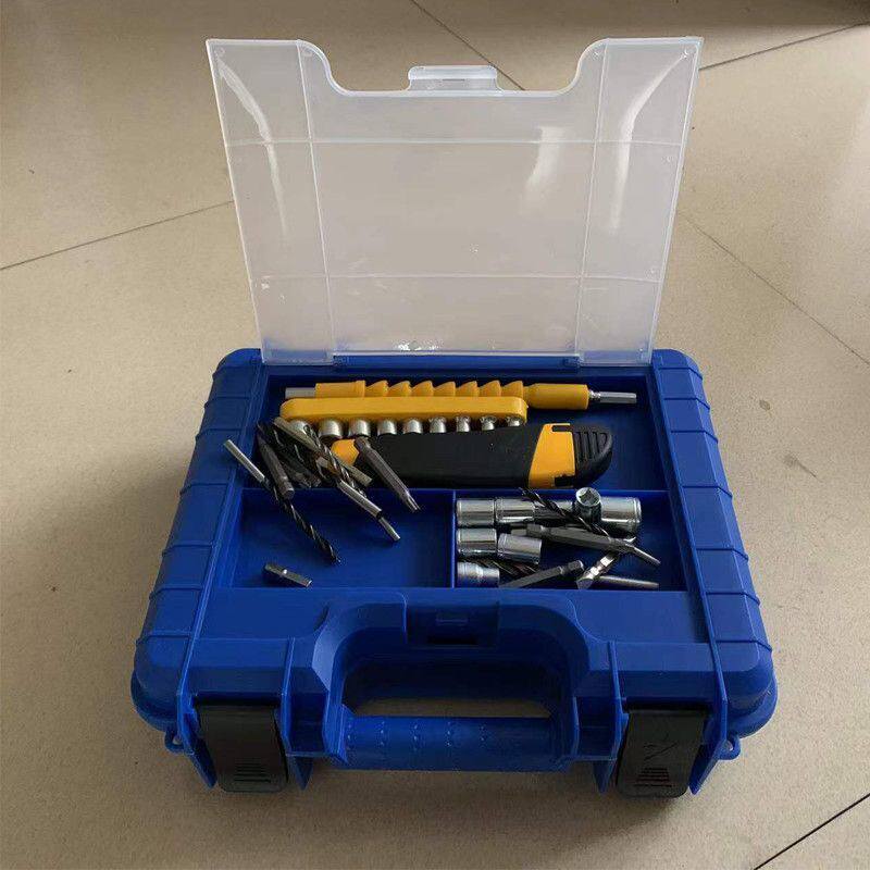 好货电钻收纳箱12V16.8V21V手电钻塑箱锂电钻盒子收纳箱工具整理