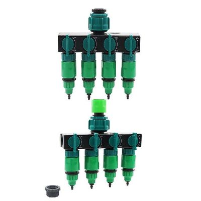 Garden Irrigation System 4way Tap Hose Splitter Garden
