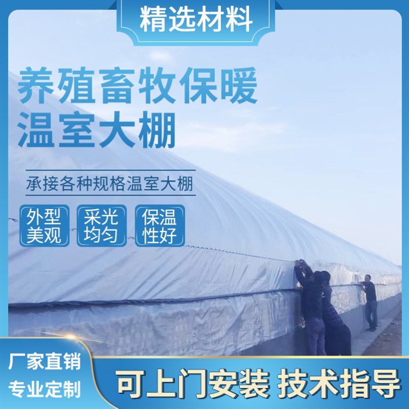 极速蔬菜大棚全套骨架支架防雨椭圆镀锌温室单栋种殖温棚定做安装