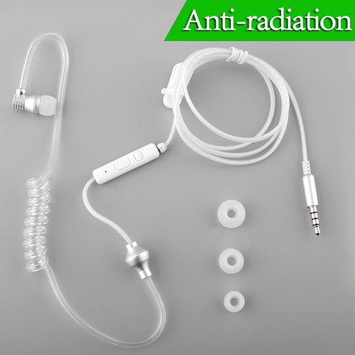 好货ZP NEW Air Tube Anti-radiation Headsets Radiation Proof