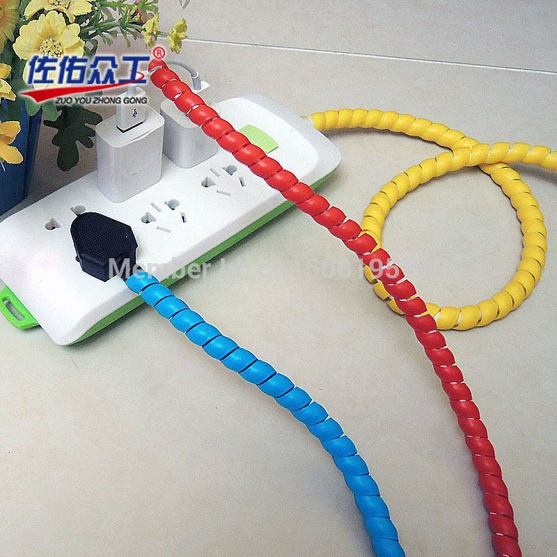 8mm cable sleeve wind pipe 2m Colorful cable wire protect ca