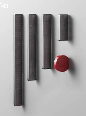 格奥琦 柜门把手 灰色轻奢抽屉锌合金门把手现代简约拉手整体橱柜