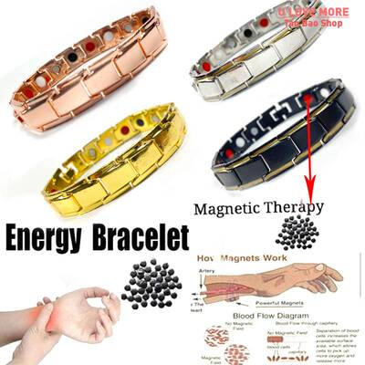 极速Mens Jewellery Magnetic Therapy Health Antisnoring Stain