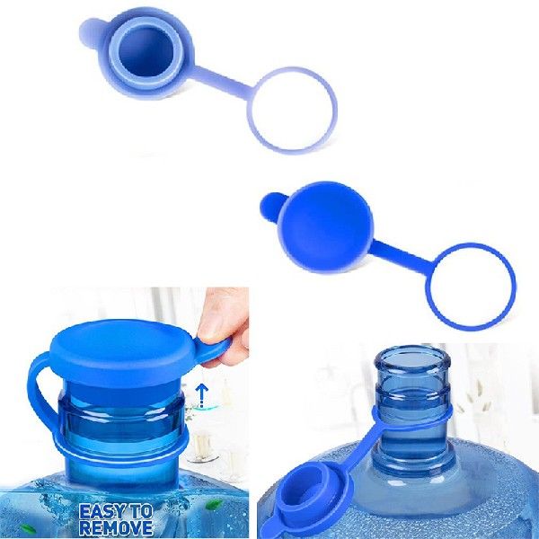 1Pcs Blue Reusable Water Jug Cap Water Bottle Snap On Caps