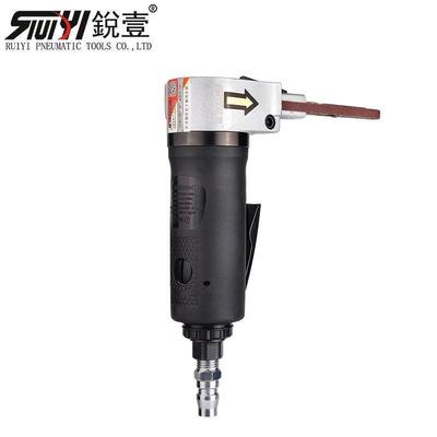 。锐壹弯头90度角工业级气动砂带机抛光环带机拉丝机打磨机