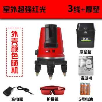 新品新品2021水3平仪绿光绿光调平水平仪自动高Q精度自动打线5激