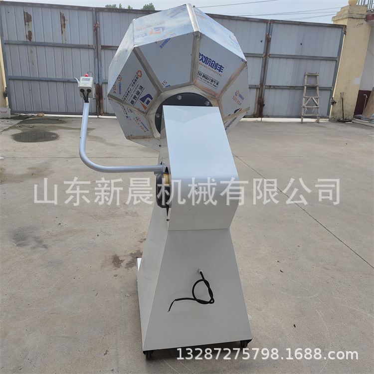 新品薯片撒粉调味机 3s04不锈钢八角搅拌机 瓜子裹盐拌料机
