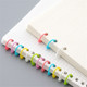 Colored Binder 30Pcs Loose Paper Mul Easy Leaf Ring box Book