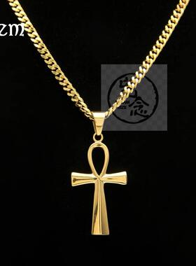 极速-Egyptian Ankh Key Pendantz Hip Hop Mens and Womens St