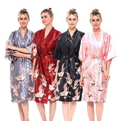 新品Nightgowhn ladies summer sexy ladies Ice silk nightgown